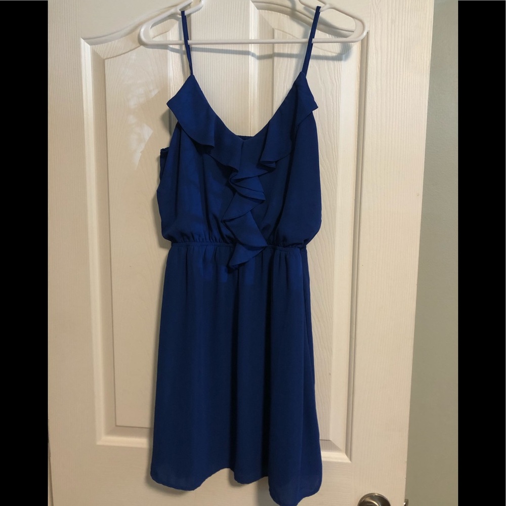 Cobalt blue dress